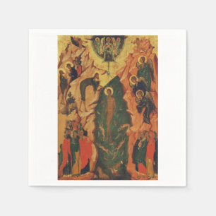The Baptism of Jesus Christ Byzantine icon Napkins