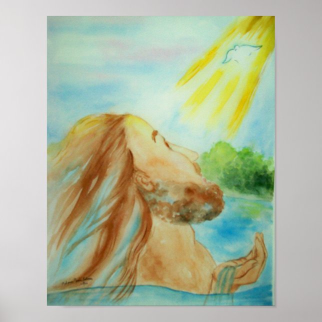 The Baptism of Jesus Poster (Front)