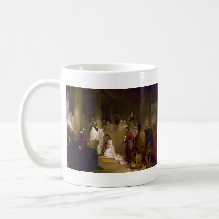 The Baptism of Pocahontas by John Gadsby Chapman Mug