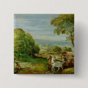 The Baptism of the Ethiopian Eunuch Button