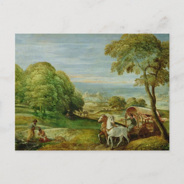 The Baptism of the Ethiopian Eunuch Postcard (Front)