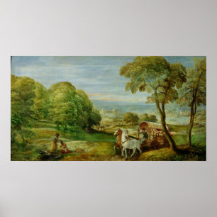 The Baptism of the Ethiopian Eunuch Poster