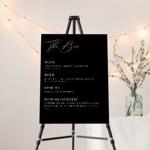 The Bar List Foam Board