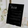 The Bar Minimalist Drinks Sign
