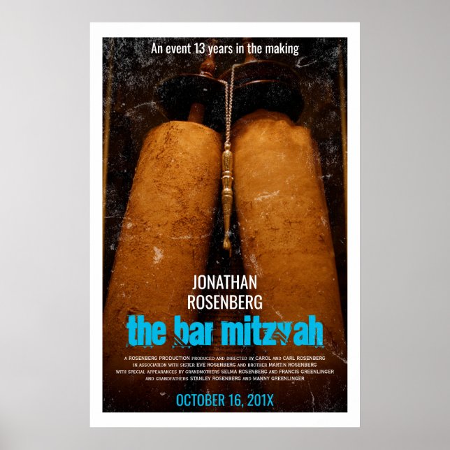 The Bar Mitzvah Movie Poster (Front)