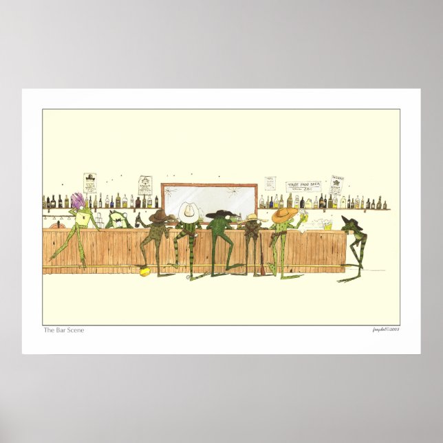 The Bar Scene Poster (Front)