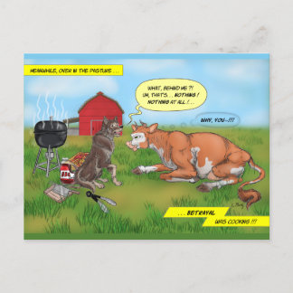 The Barbecue Betrayal! - Postcard