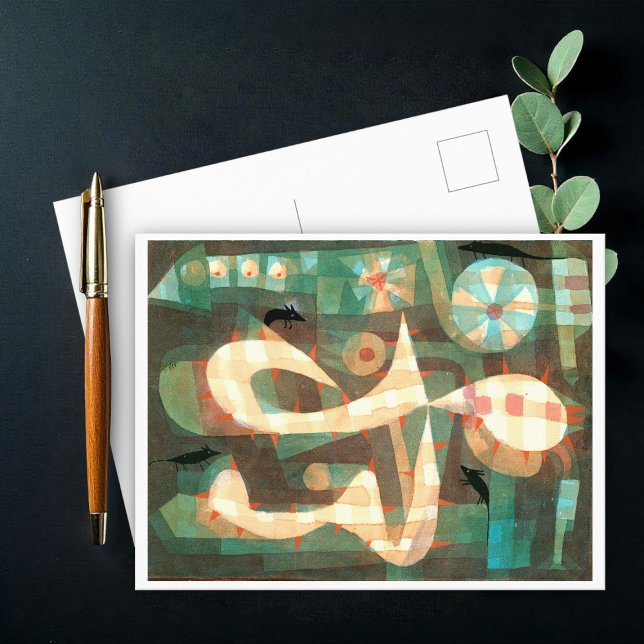 The Barbed Noose with the Mice, Paul Klee Postcard (Creator Uploaded)