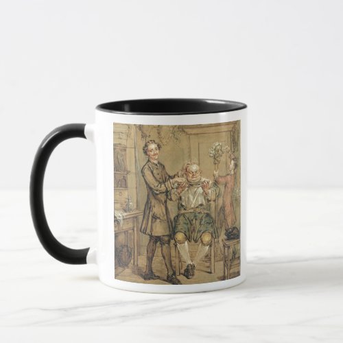 The Barber c1760_69 oil on canvas Mug