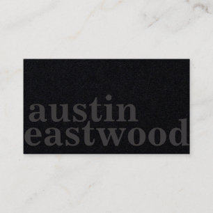 The Barber Cut Card - All Black Everything