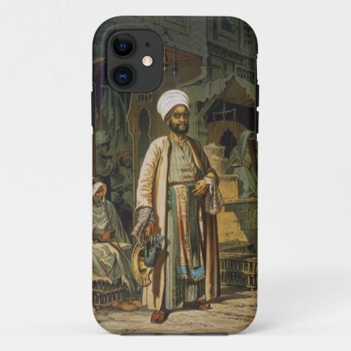 The Barber from Souvenir of Cairo 1862 litho iPhone 11 Case