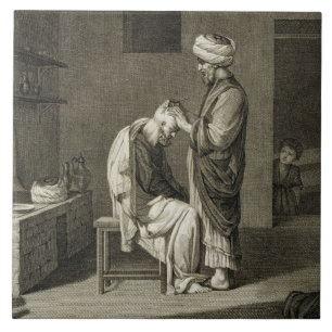 The Barber, from Volume II Arts and Trades of 'Des Tile