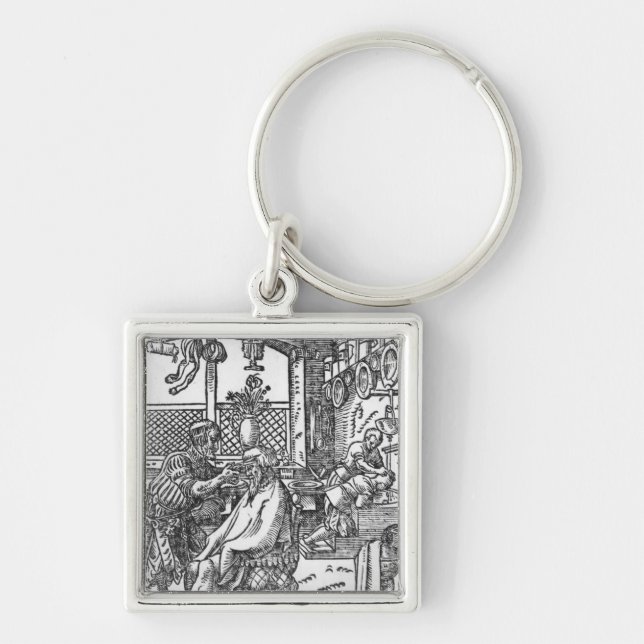 The Barber Keychain (Front)