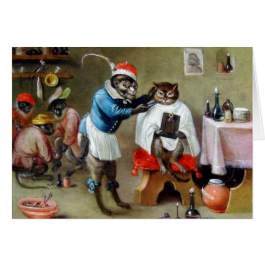 The Barber Monkey Cards (Front Horizontal)