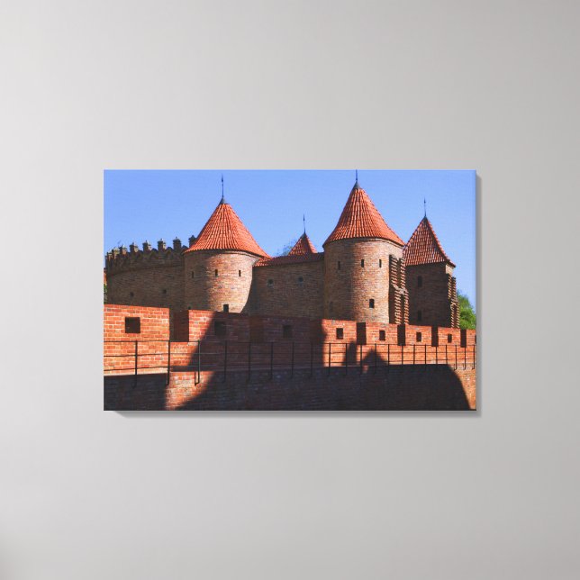 The Barbican, Warsaw, Poland Canvas Print (Front)