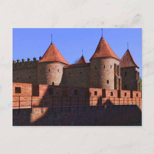 The Barbican, Warsaw, Poland Postcard (Front)