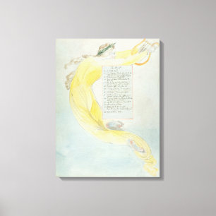 'The Bard', design 52 from 'The Poems of Thomas Gr Canvas Print