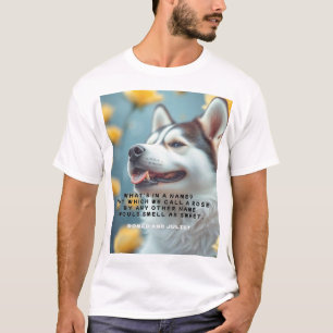 The Bard Tee Men’s Shakespeare Shirt– Roses