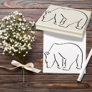 The Barely There Bear Stamp