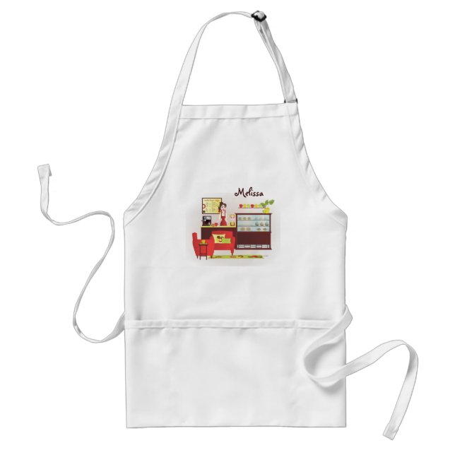 The Barista Adult Apron (Front)