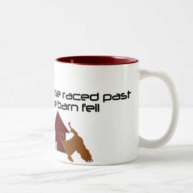 The Barn Fell Two-Tone Coffee Mug (Right)