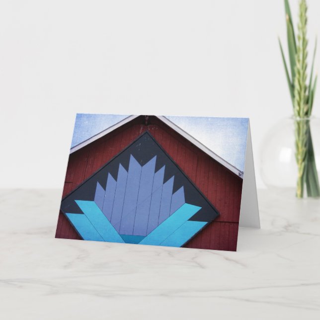 The Barn Quilt Card (Front)