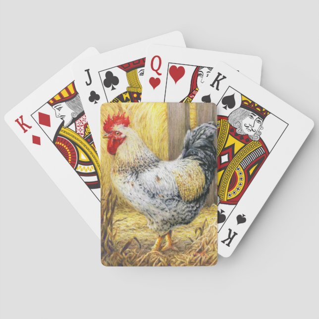 The Barn Rooster Poker Cards (Back)