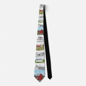 The Barn Tie by mlmmlm777art at Zazzle