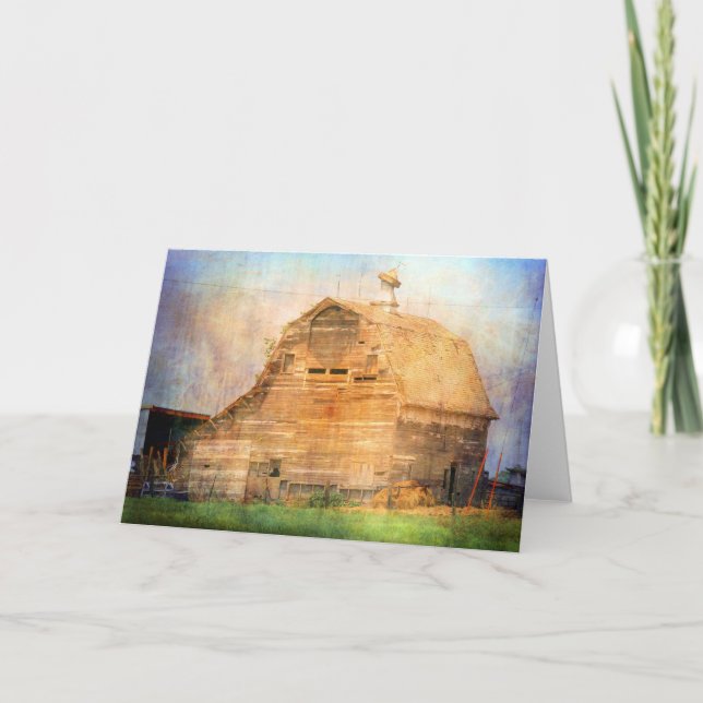 The Barn With the Broken Cupola Card (Front)