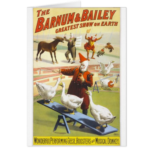 The Barnum & Bailey Circus Cards (Front)