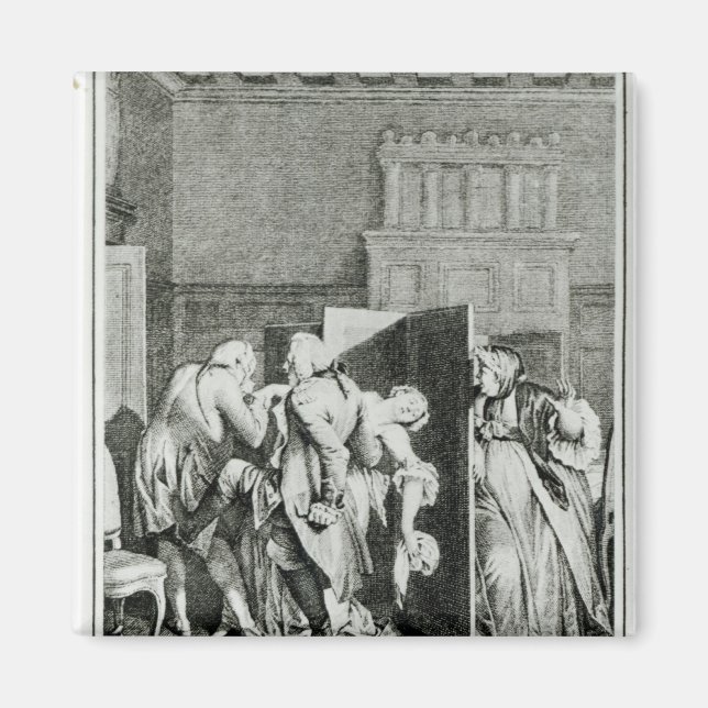 The Baron...saluted Candide Magnet (Front)