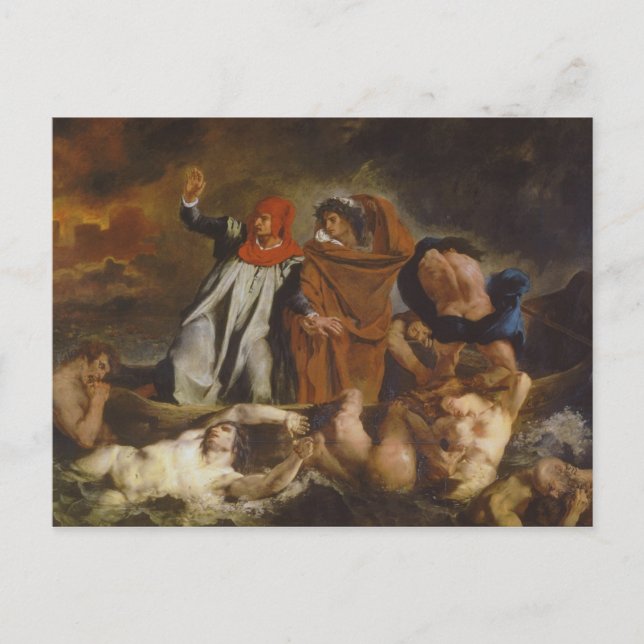 The Barque of Dante Postcard (Front)