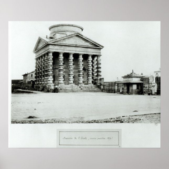 The Barriere de l'Etoile, Paris, 1858-78 Poster (Front)