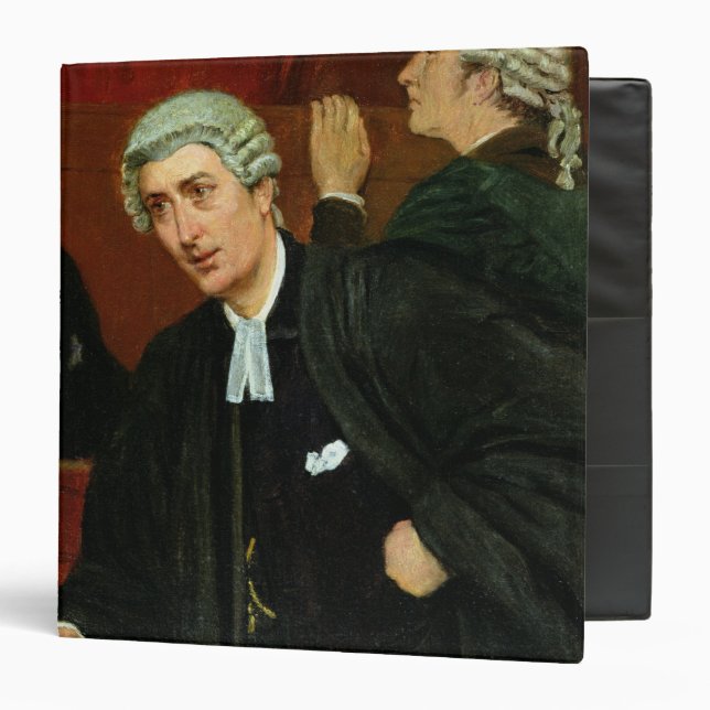 The Barrister 3 Ring Binder (Front/Inside)