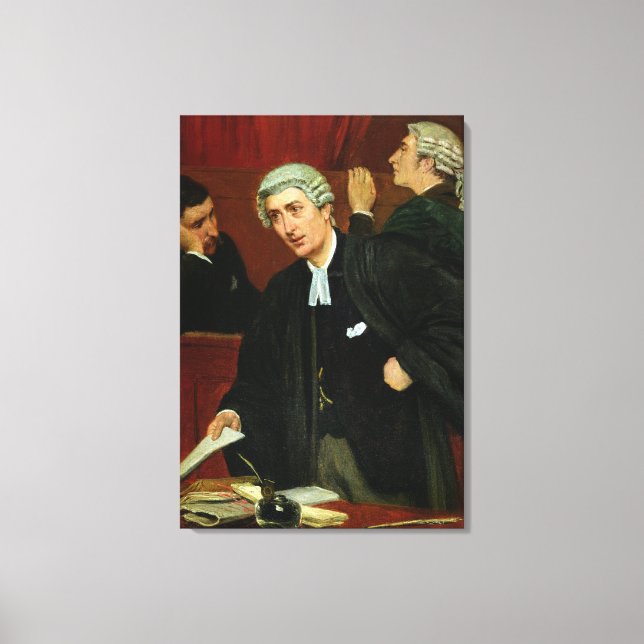 The Barrister Canvas Print (Front)