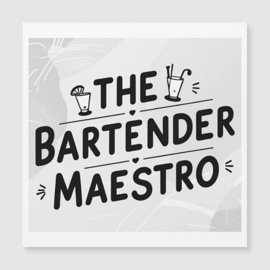 The bartender Maestro (Front)