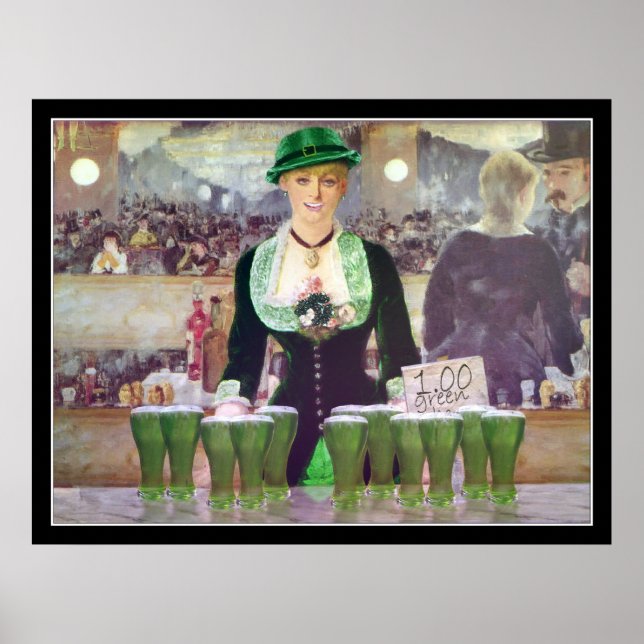 The Bartender St. Patrick's Day Poster (Front)