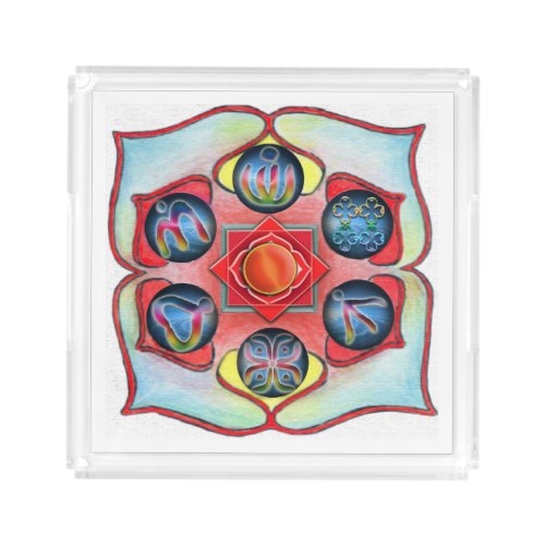 The Base Chakra Acrylic Tray