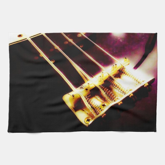 The Base of a Bass Kitchen Towel (Horizontal)