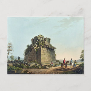 The Base of a Colossal Column near Syracuse, plate Postcard