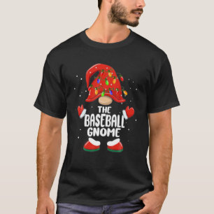 The Baseball Gnome Christmas Family Matching Pjs P T-Shirt