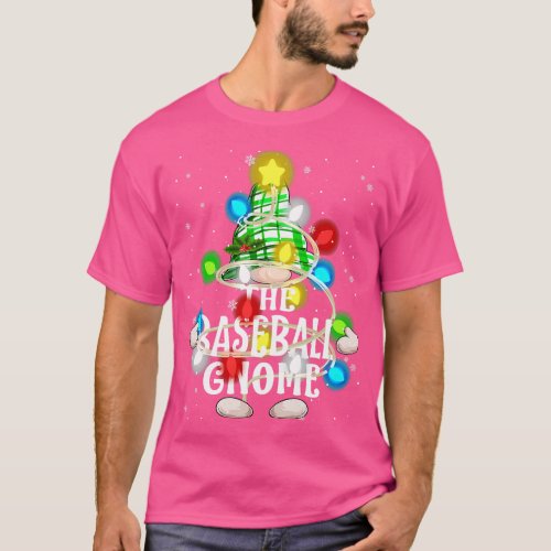The Baseball Gnome Christmas Matching Family Group T_Shirt