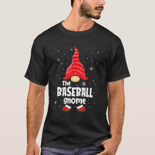 The Baseball Gnome Matching Family Group Christmas T-Shirt