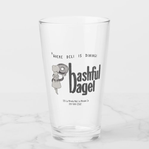 The Bashful Bagel La Mirada Vintage Glass