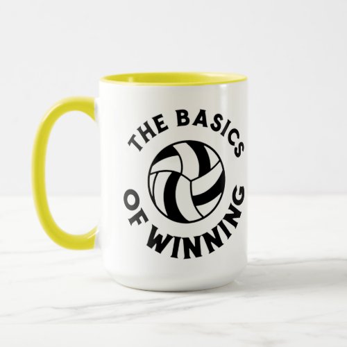 the basics of winning mug