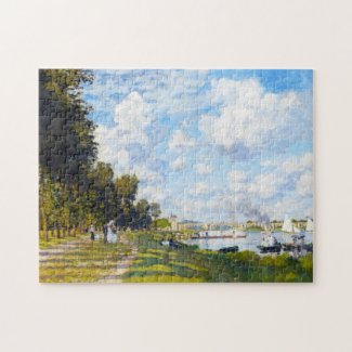 The Basin at Argenteuil Claude Monet Jigsaw Puzzle