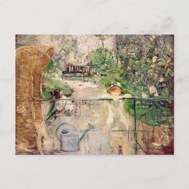 The Basket Chair, Berthe Morisot Postcard (Front)