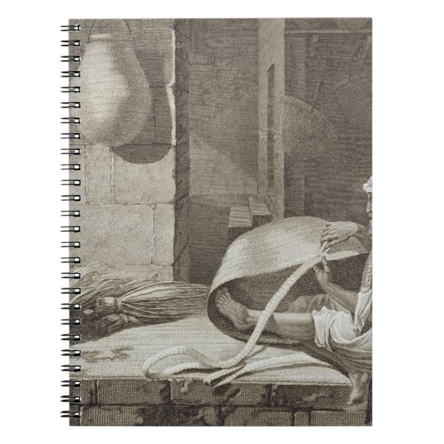 The Basket Maker, from Volume II Arts and Trades o Notebook (Front)