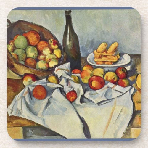 The Basket of Apples by Paul Cezanne Beverage Coaster