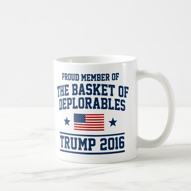 The Basket Of Deplorables Trump Coffee Mug (Right)